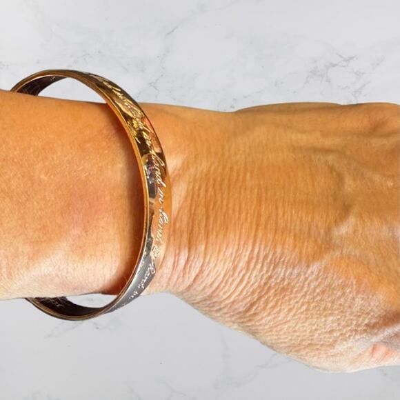 Kate Spade Rose Gold "Hand in Hand" Bangle - Picture 4 of 11